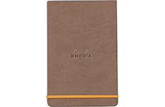 Блокнот Rhodiarama Webnotepad A5 96 листов (кожзам, серо-коричневый)