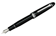 Sailor 1911 Large F RT (черный корпус, отделка - родий)