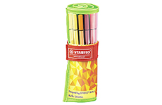Фломастеры Stabilo Pen 68 Fan Edition (набор из 25 цветов, в чехле) 