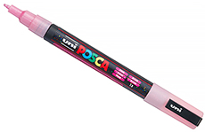 Uni-Ball Posca 0.9-1.3 мм (розовый с блестками)